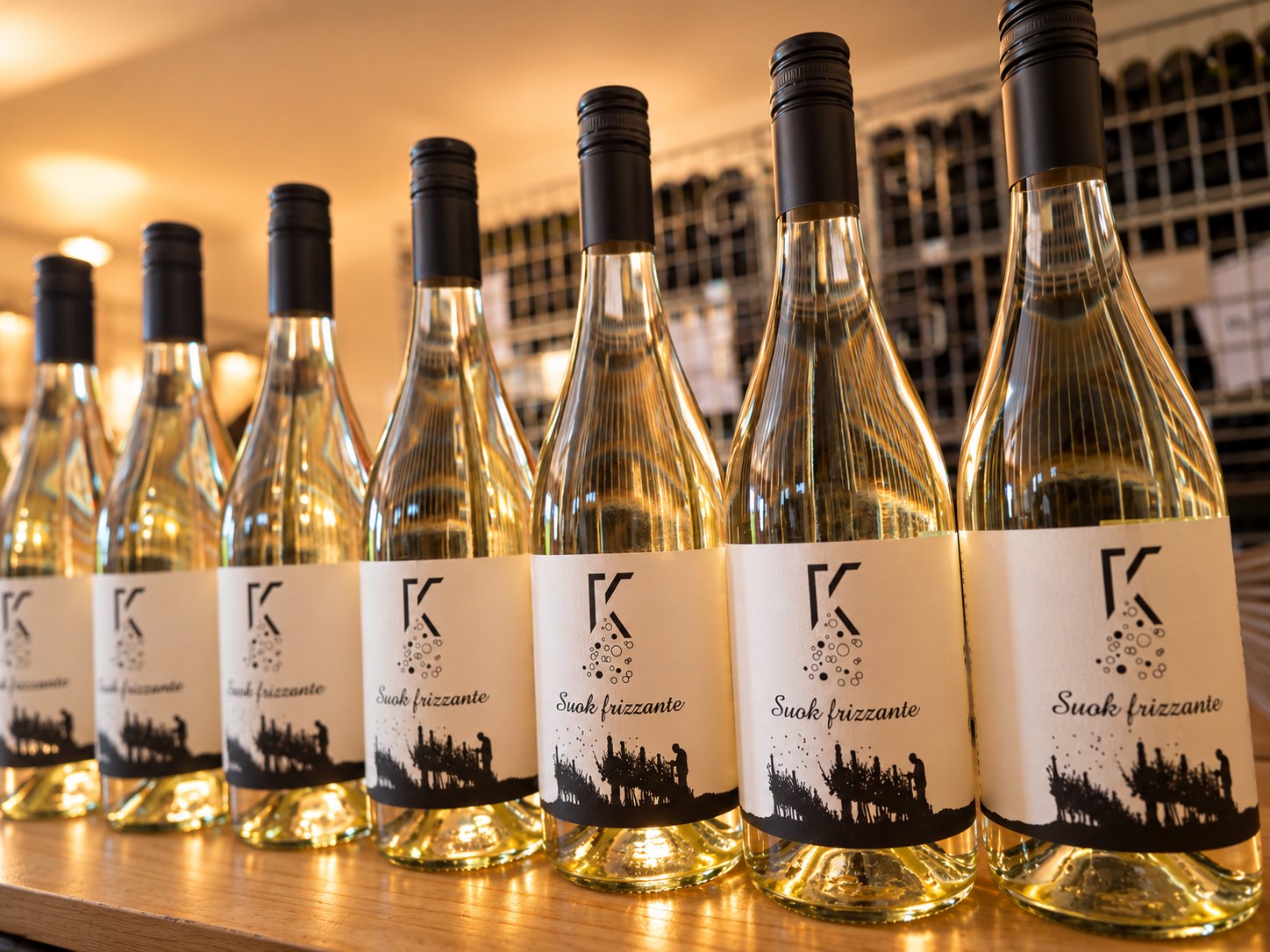 Unser Sekt aus Mährischem Muskat und Müller-Thurgau.